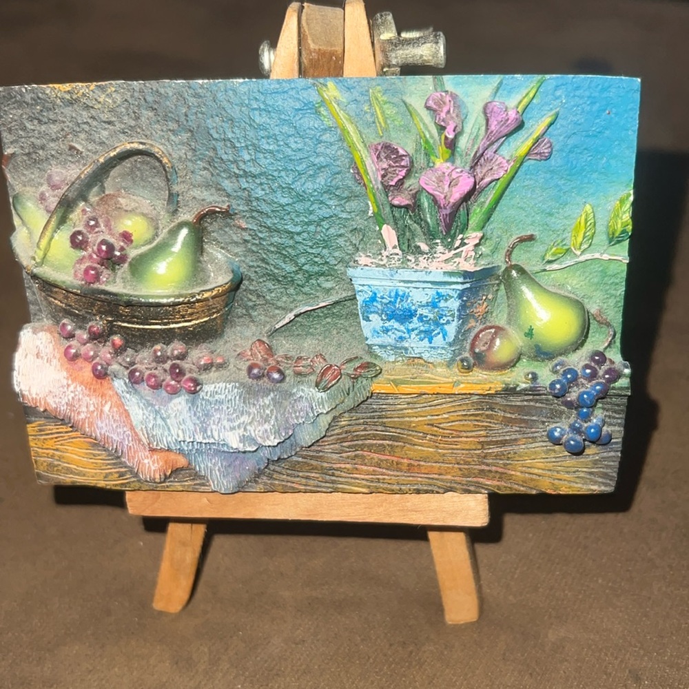 Miniature Painting On An Easel